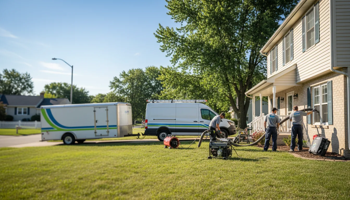 Flooded Basement Restoration And Cleanup With Repair in Galesburg, ND near me